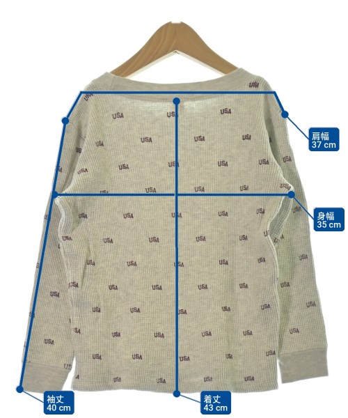 Ron Herman California（ロンハーマンカリフォルニア）Tシャツ・カットソー グレー サイズ:120(7T-8T) キッズ/2200689901072