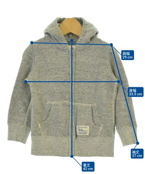 Ron Herman California（ロンハーマンカリフォルニア）パーカー グレー サイズ:100(3T-4T) キッズ/2200672086045