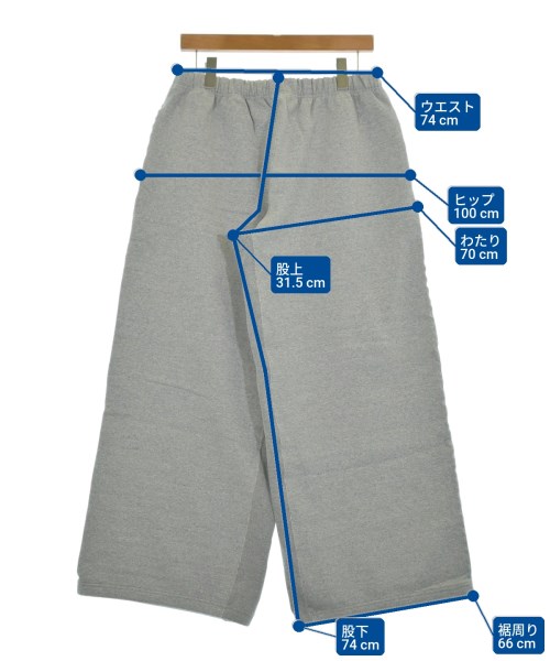 NEUTRALWORKS（ニュートラルワークス）スウェットパンツ グレー サイズ:M メンズ/2200629352063