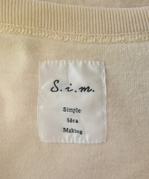 Simple idea making（シンプルアイディアメイキング）Tシャツ・カットソー ベージュ サイズ:0(XS位) メンズ/2200636845046
