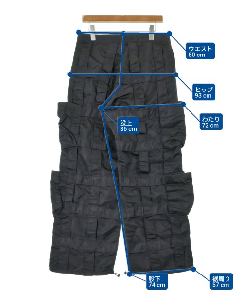 GS（ジーエス）カーゴパンツ 黒 サイズ:M メンズ/2200617616047