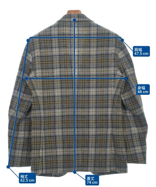 L'8（ロット）ジャケット グレー サイズ:48(L位) メンズ/2200661625415