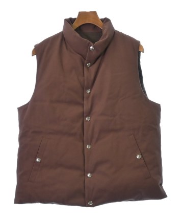 cale（カル）ダウンジャケット/ダウンベスト 茶 サイズ:3(L位) メンズ