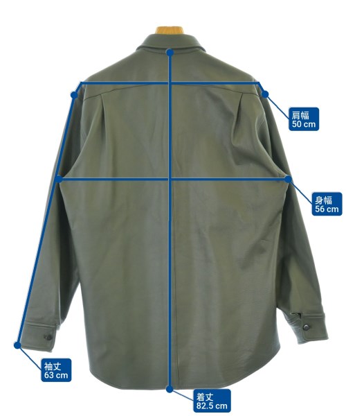 cale（カル）カジュアルシャツ 緑 サイズ:4(XL位) メンズ/2200620173018