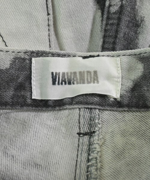 VIAVANDA（ヴィアヴァンダ）デニムパンツ グレー サイズ:S レディース/2200689114083