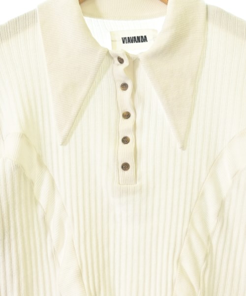 VIAVANDA（ヴィアヴァンダ）ニット・セーター 白 サイズ:F レディース/2200670872022