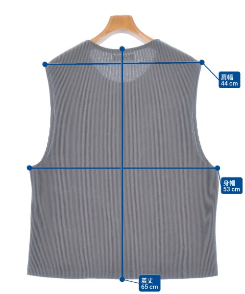 MATSUFUJI（マツフジ）タンクトップ グレー サイズ:3(L位) メンズ/2200676347050