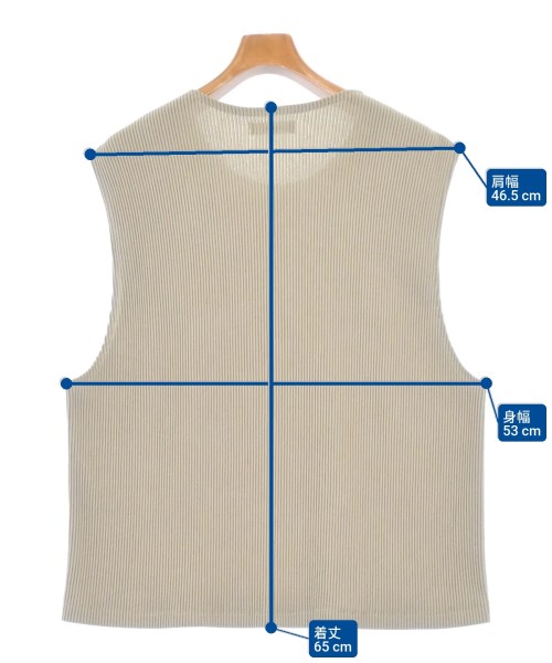 MATSUFUJI（マツフジ）タンクトップ ベージュ サイズ:3(L位) メンズ/2200676347067