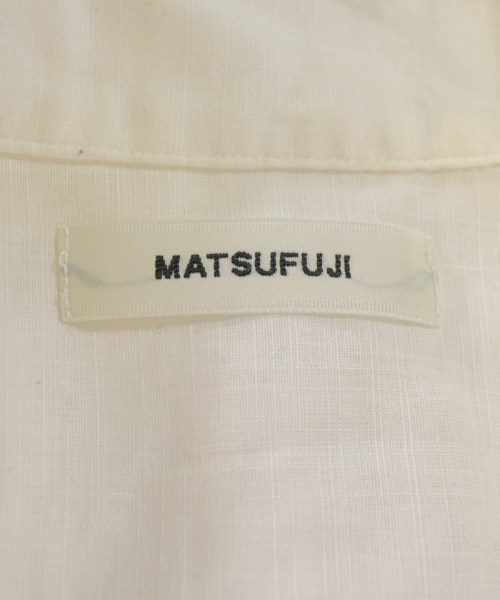 MATSUFUJI（マツフジ）カジュアルシャツ 白 サイズ:2(M位) メンズ/2200736403061