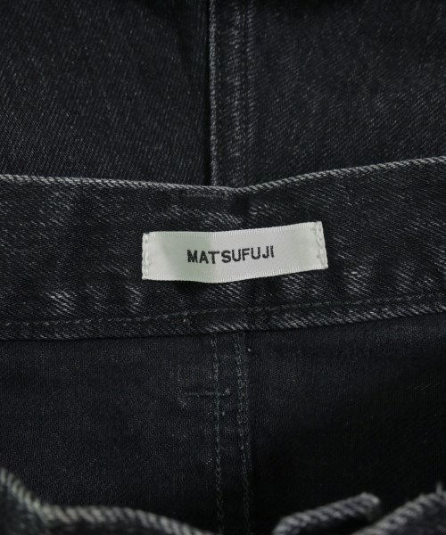 MATSUFUJI（マツフジ）デニムパンツ 黒 サイズ:3(L位) メンズ/2200736949095