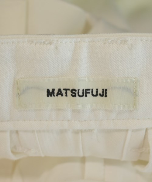 MATSUFUJI（マツフジ）ショートパンツ 白 サイズ:4(XL位) メンズ/2200727125033