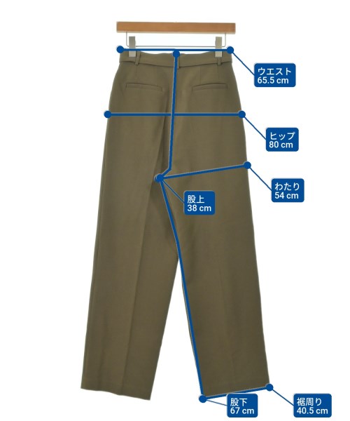 Frankie Shop（フランキーショップ）スラックス カーキ サイズ:S レディース/2200640421038