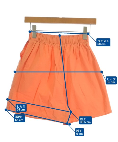 Frankie Shop（フランキーショップ）ショートパンツ オレンジ サイズ:S レディース/2200604788030