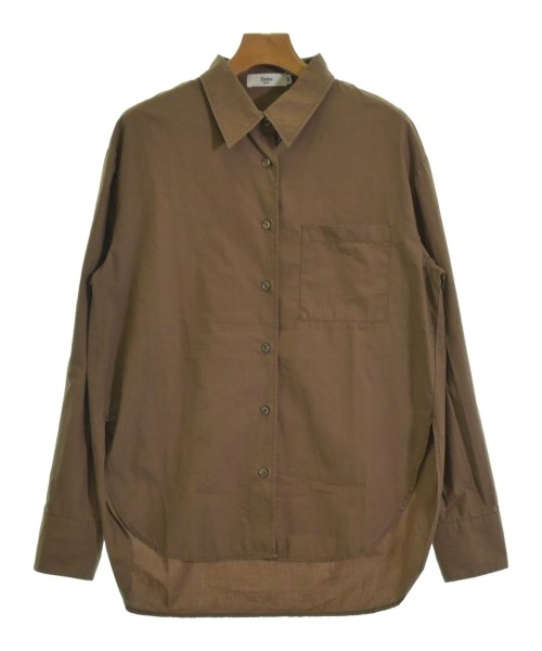 Frankie Shop(フランキーショップ)カジュアルシャツ 茶 サイズ:XS/2200683340037