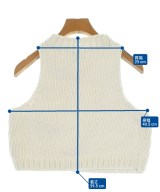 MIRSTORES（ミストアズ）ベスト 白 サイズ:S レディース/2200678615041