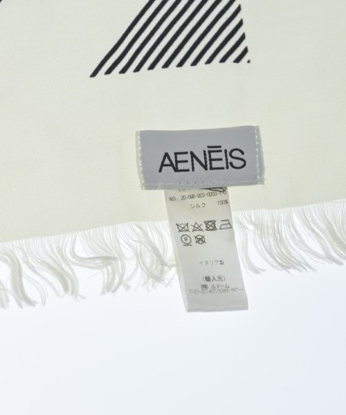 AENEIS（エネイズ）バンダナ・スカーフ 白 サイズ:- レディース/2200607934045