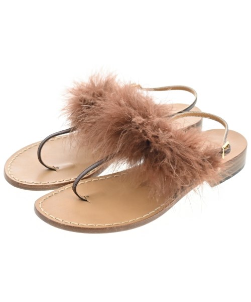 amedeocanfora(アメデオカンフォラ)サンダル 茶 サイズ:21.5cm/2200638180459