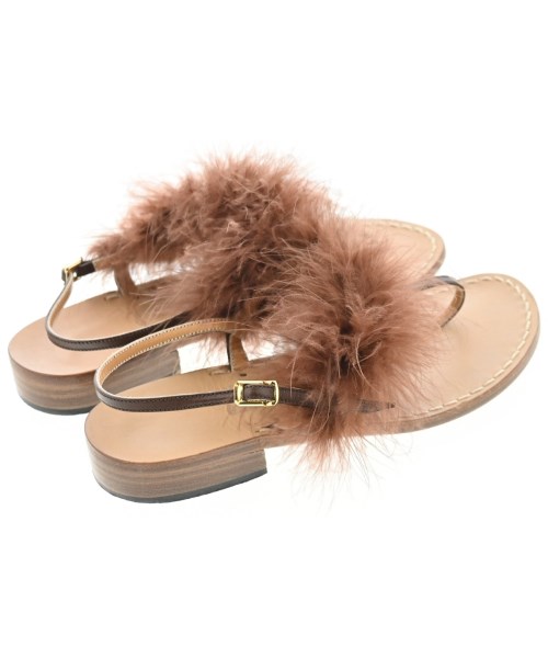 amedeocanfora（アメデオカンフォラ）サンダル 茶 サイズ:21.5cm レディース/2200638180459