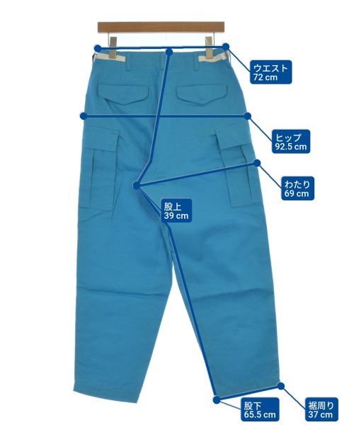 SANSE SANSE（サンセサンセ）カーゴパンツ 青 サイズ:S メンズ/2200644601221