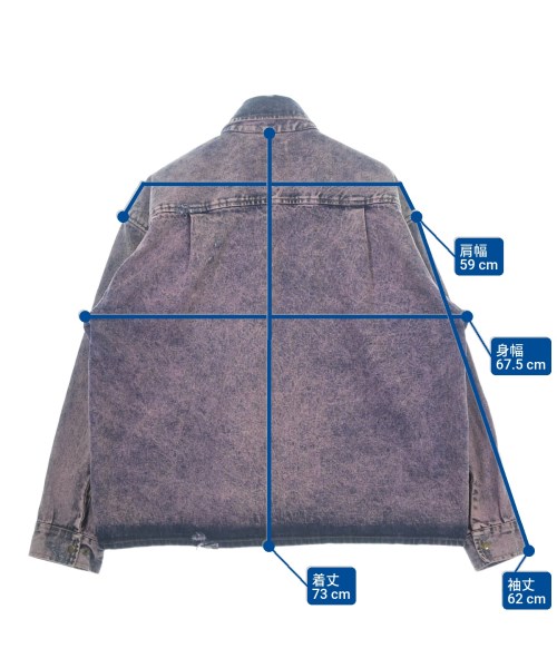 Liberal Youth Ministry（リベラルユースミニストリー）デニムジャケット ピンク サイズ:ONE メンズ/2200676359015