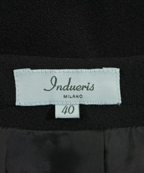 indueris（インドゥエリス）ひざ丈スカート 黒 サイズ:40(M位) レディース/2200637607049