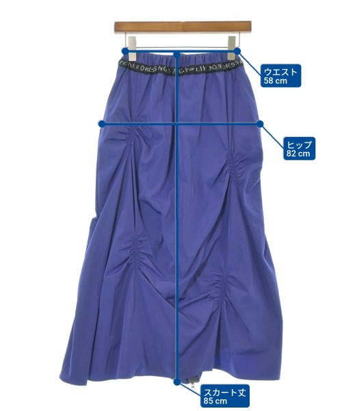 Eimee law（エイミーロウ）ロング・マキシ丈スカート 紫 サイズ:F レディース/2200652416015