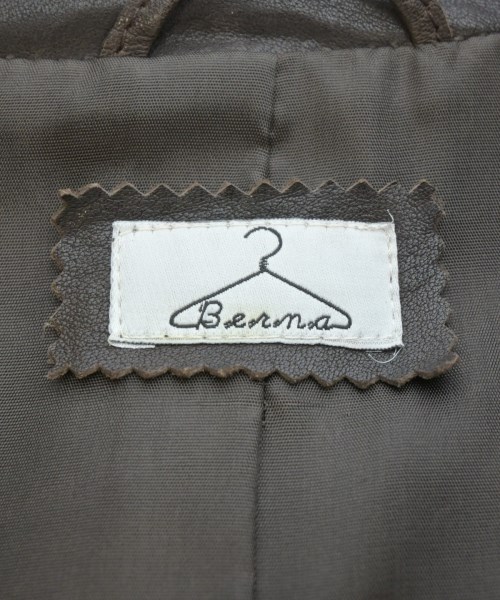 BERNA（ベルナ）ライダース 茶 サイズ:50(XL位) メンズ/2200691529011