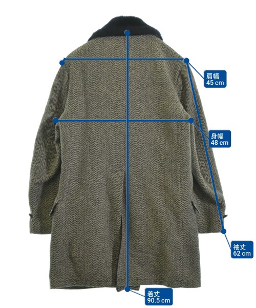 CAMPUS（キャンパス）ピーコート グレー サイズ:36(M位) メンズ/2200623550045