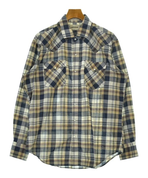 CAMPUS(キャンパス)カジュアルシャツ 白 サイズ:L/2200646255224