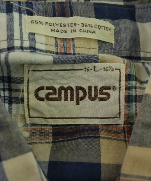 CAMPUS（キャンパス）カジュアルシャツ 白 サイズ:L メンズ/2200646255224