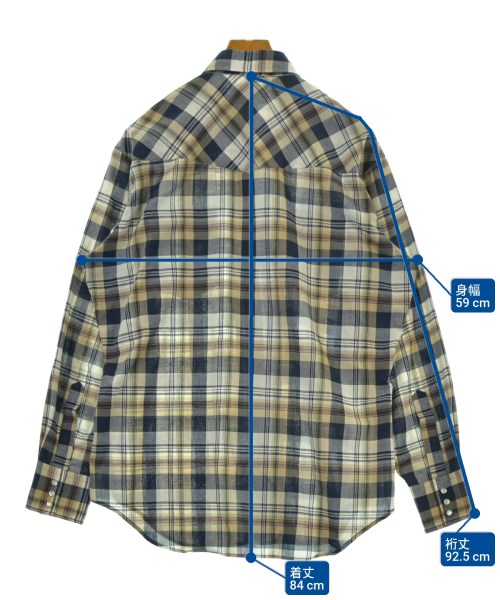 CAMPUS（キャンパス）カジュアルシャツ 白 サイズ:L メンズ/2200646255224