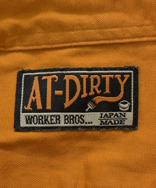 AT-DIRTY（アットダーティー）カジュアルシャツ 黄 サイズ:M メンズ/2200661674130