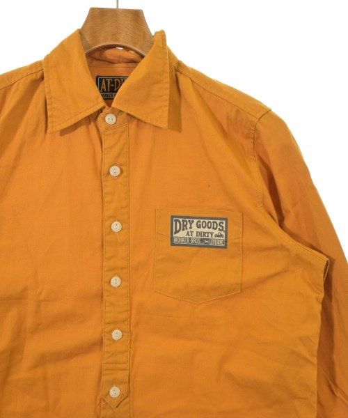 AT-DIRTY（アットダーティー）カジュアルシャツ 黄 サイズ:M メンズ/2200661674130