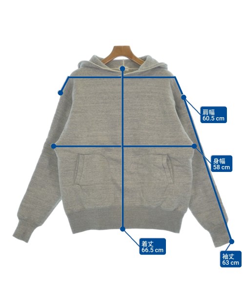 A.G.SPALDING & BROS（エージースポルディングアンドブロス）パーカー グレー サイズ:38(S位) メンズ/2200626011161