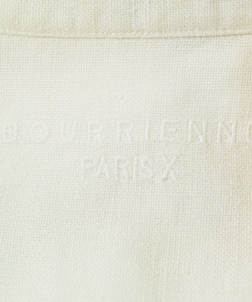 BOURRIENNE Paris X（ブリエンヌパリディス）カジュアルシャツ 白 サイズ:M メンズ/2200612730052
