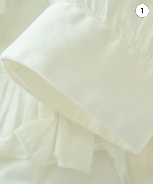 BOURRIENNE Paris X（ブリエンヌパリディス）ブラウス 白 サイズ:36(S位) レディース/2200672739095