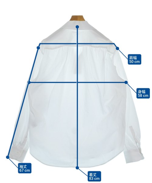 BOURRIENNE Paris X（ブリエンヌパリディス）カジュアルシャツ 白 サイズ:L メンズ/2200636647091