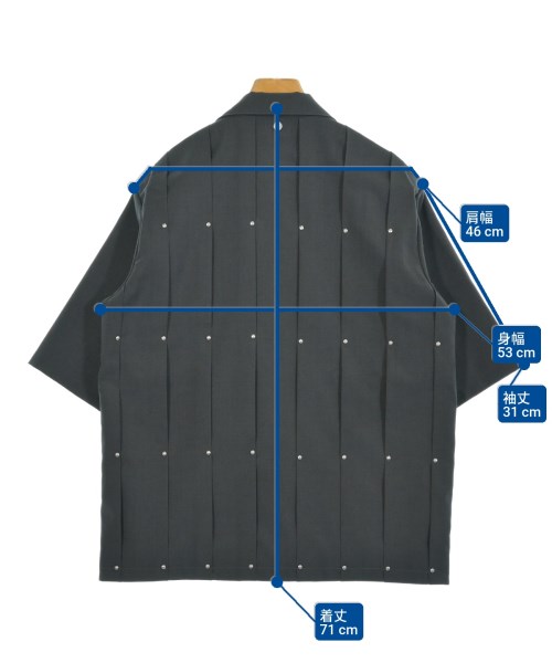 NULABEL CM1Y0K42（ニューレーベル シーエム1ワイ0ケイ42）カジュアルシャツ グレー サイズ:S メンズ/2200652040036