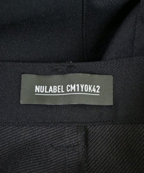 NULABEL CM1Y0K42（ニューレーベル シーエム1ワイ0ケイ42）スラックス 黒 サイズ:M メンズ/2200707561042