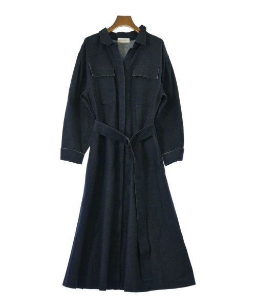 MIELI INVARIANT(ミエリインヴァリアント)シャツワンピース 紺 サイズ:F/2200672154133