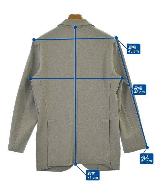 giabsarchivio（ジャブスアルキヴィオ）カジュアルジャケット グレー サイズ:46(M位) メンズ/2200632280490