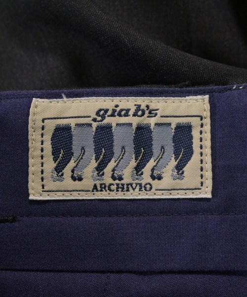 giabsarchivio（ジャブスアルキヴィオ）スラックス グレー サイズ:M メンズ/2200618669042