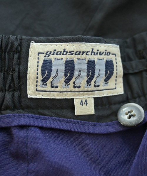 giabsarchivio（ジャブスアルキヴィオ）スラックス 黒 サイズ:44(S位) メンズ/2200616461037