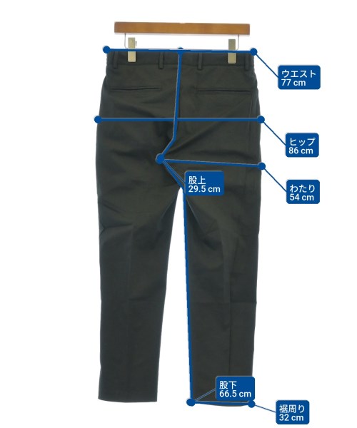 giabsarchivio（ジャブスアルキヴィオ）スラックス 黒 サイズ:44(S位) メンズ/2200616461037