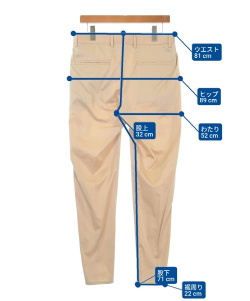 giabsarchivio（ジャブスアルキヴィオ）クロップドパンツ ベージュ サイズ:48(L位) メンズ/2200614886306