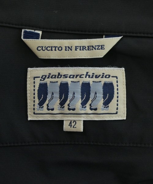 giabsarchivio（ジャブスアルキヴィオ）カジュアルシャツ 黒 サイズ:42(XXL位) メンズ/2200670089093