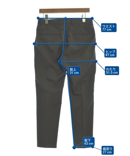 giabsarchivio（ジャブスアルキヴィオ）スラックス グレー サイズ:46(M位) メンズ/2200656510016