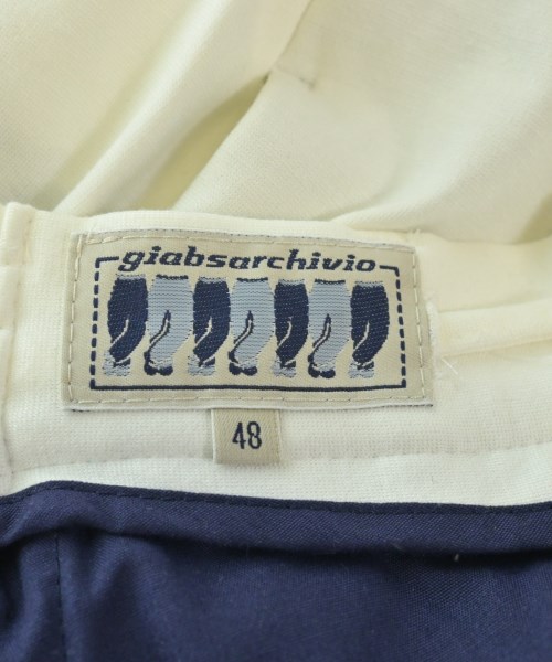 giabsarchivio（ジャブスアルキヴィオ）スラックス 白 サイズ:48(L位) メンズ/2200656928026
