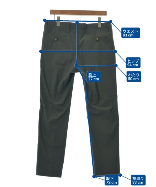 giabsarchivio（ジャブスアルキヴィオ）スラックス カーキ サイズ:50(XL位) メンズ/2200656812110