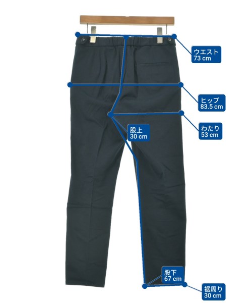 giabsarchivio（ジャブスアルキヴィオ）スラックス 紺 サイズ:42(XS位) メンズ/2200645983227